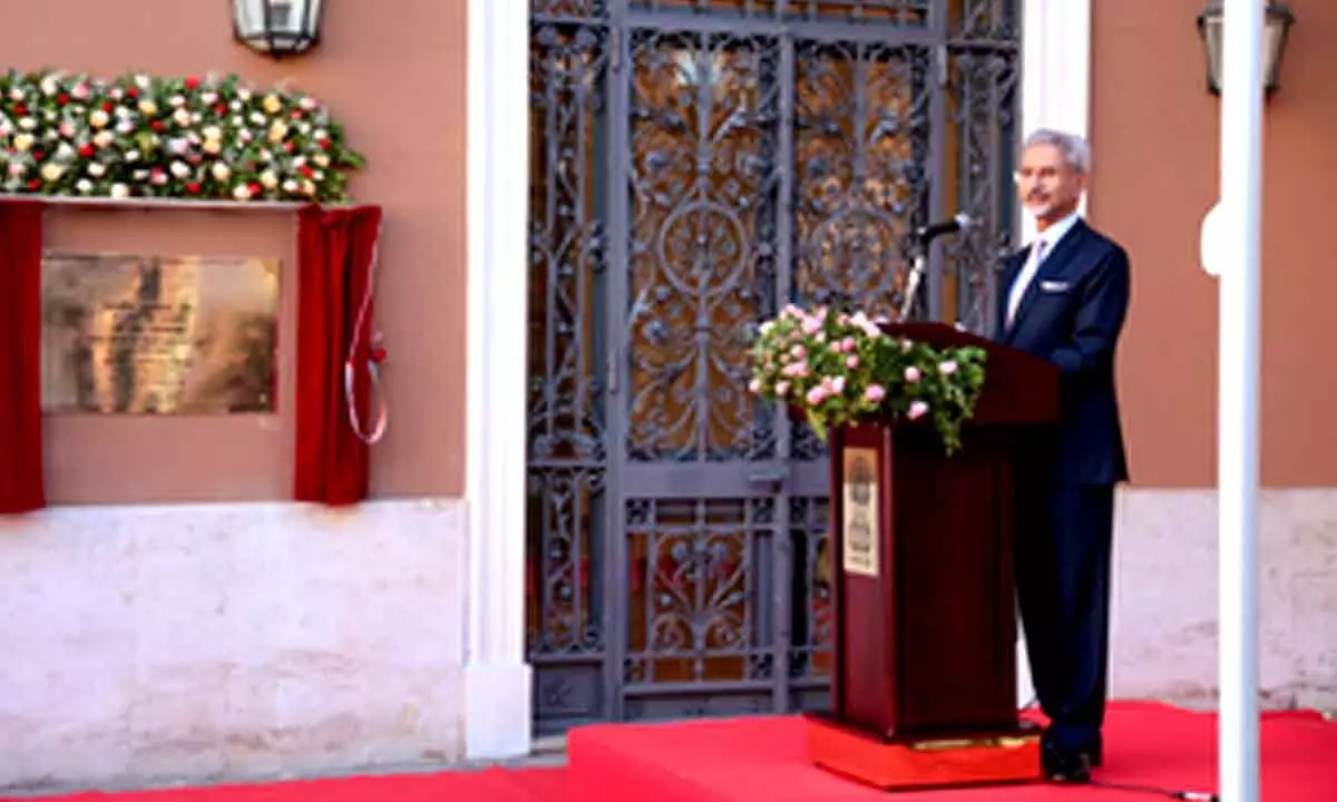 EAM Jaishankar inaugurates new premises of Indian embassy in Rome