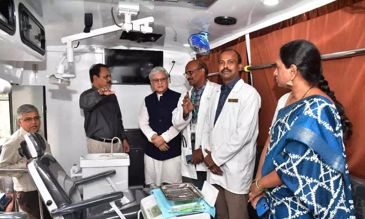 Guv inaugurates medical screening camp for Raj Bhavan staff