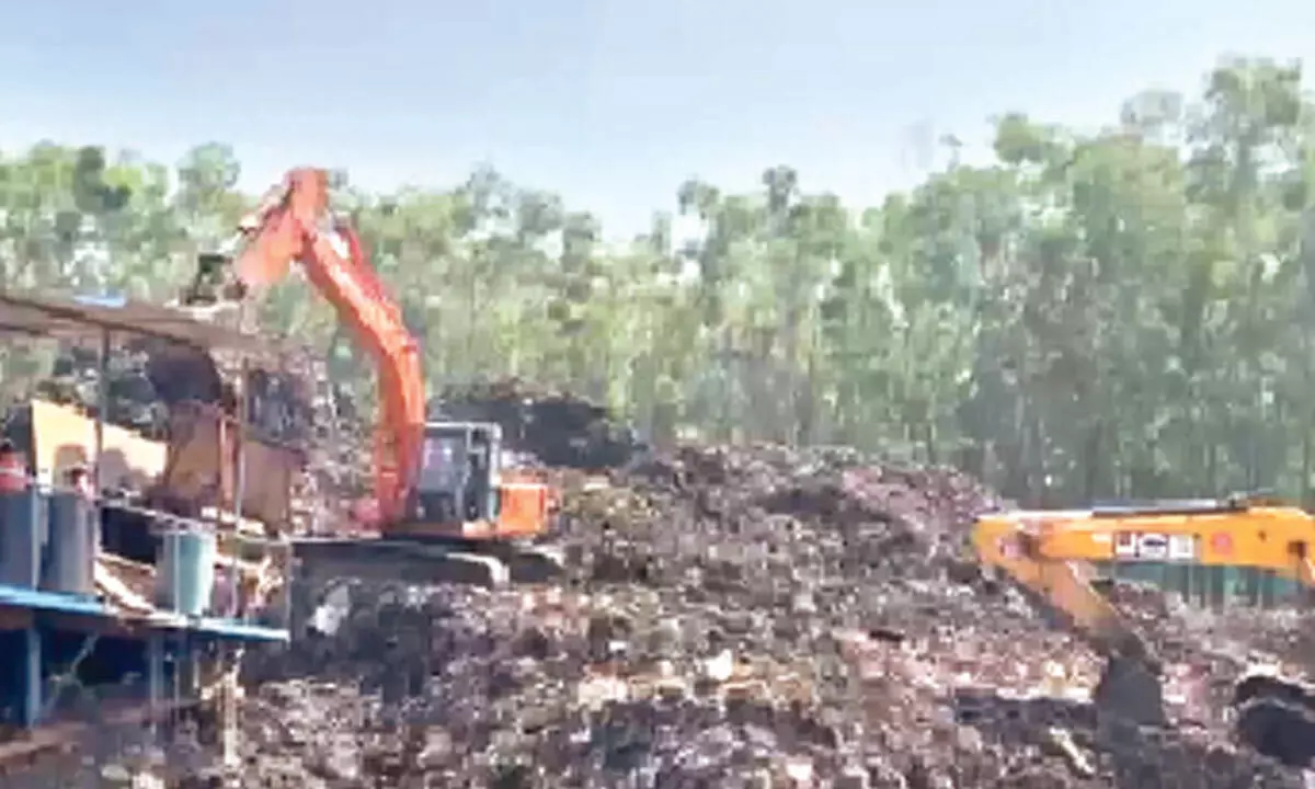 Dumping yard at Tirumala