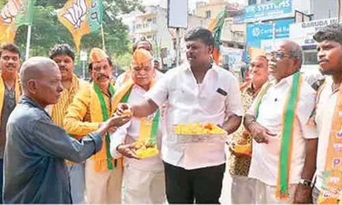 BJP celebrates victory in Maharashtra Assembly polls