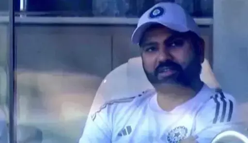 Rohit Sharma Spotted with Team as India Wins First Test of Border-Gavaskar Trophy