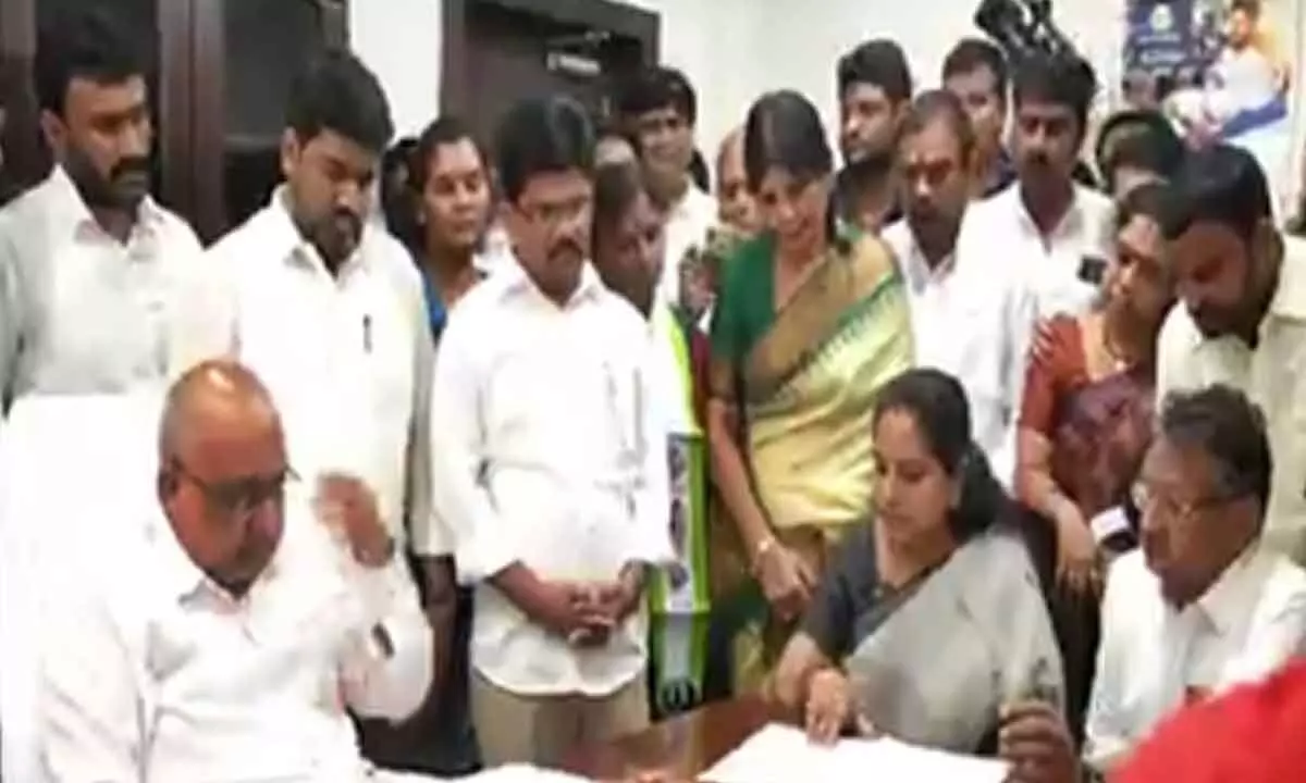 Kavitha demands Congress govt to implement Kamareddy Declaration on Backward Classes