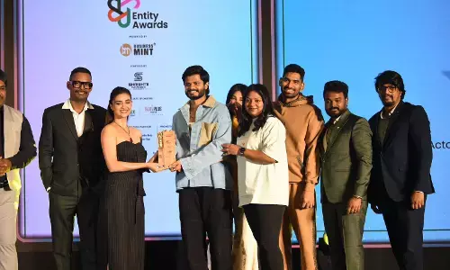 Vijay Deverakondas Rowdy Wear Shines as Iconic Indian Streetwear at Outlook India Business Awards 2024