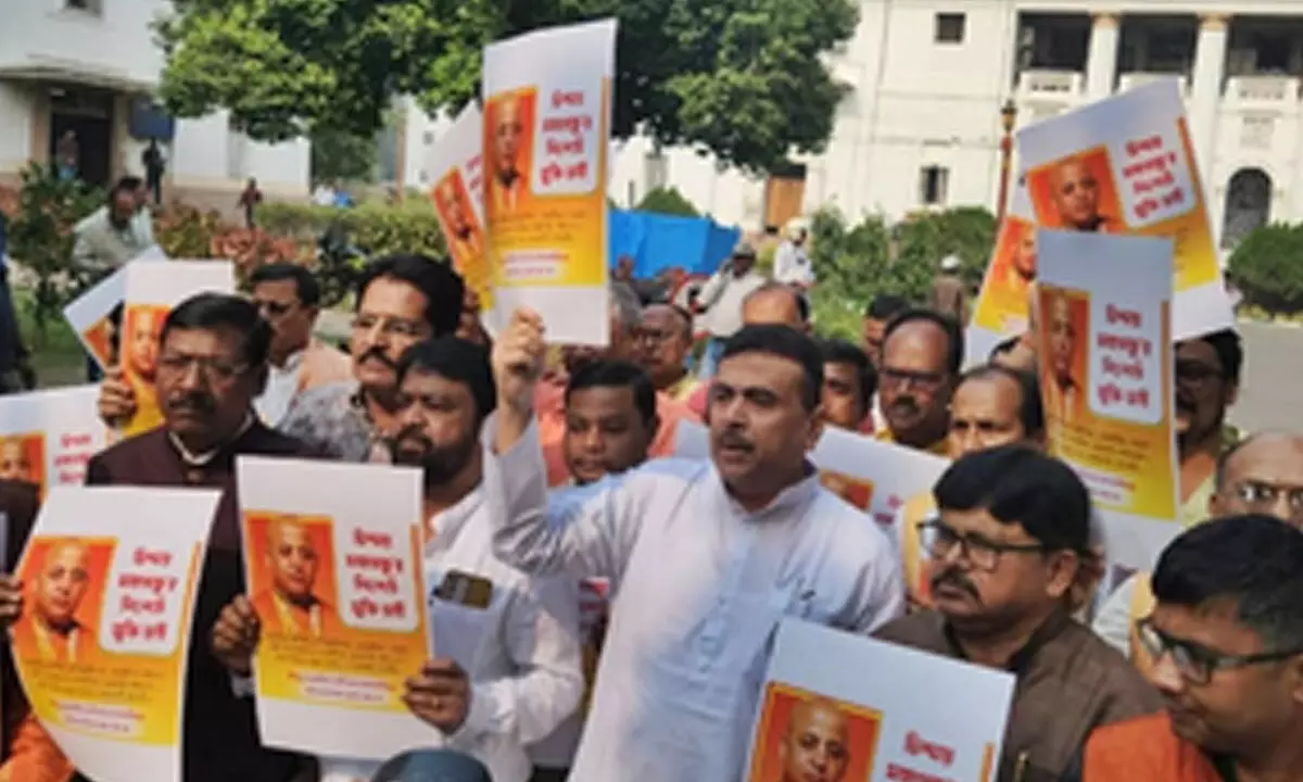 BJP MLAs stage protest over arrest of ISKCON monk in Bangladesh