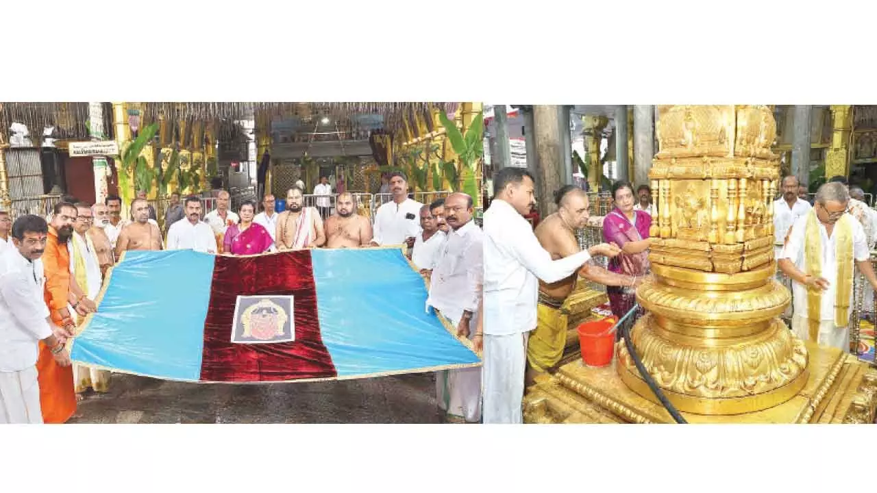 Koil Alwar Tirumanjanam held at Tiruchanur