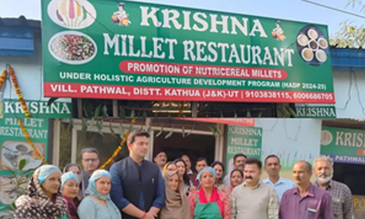 First millet restaurant opened by womens self-help group in J&Ks Kathua