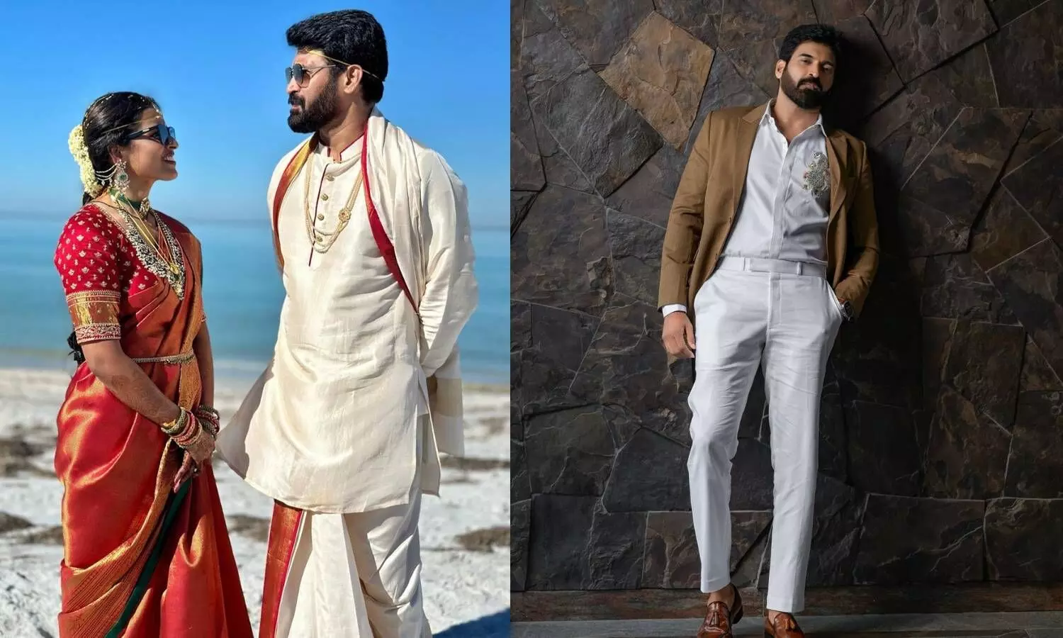 Tollywood Actor Penmetsa Subbaraju Ties the Knot in an Intimate Beach Wedding