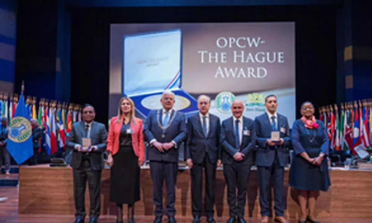 Indian Chemical Council bags 2024 OPCW-The Hague Award