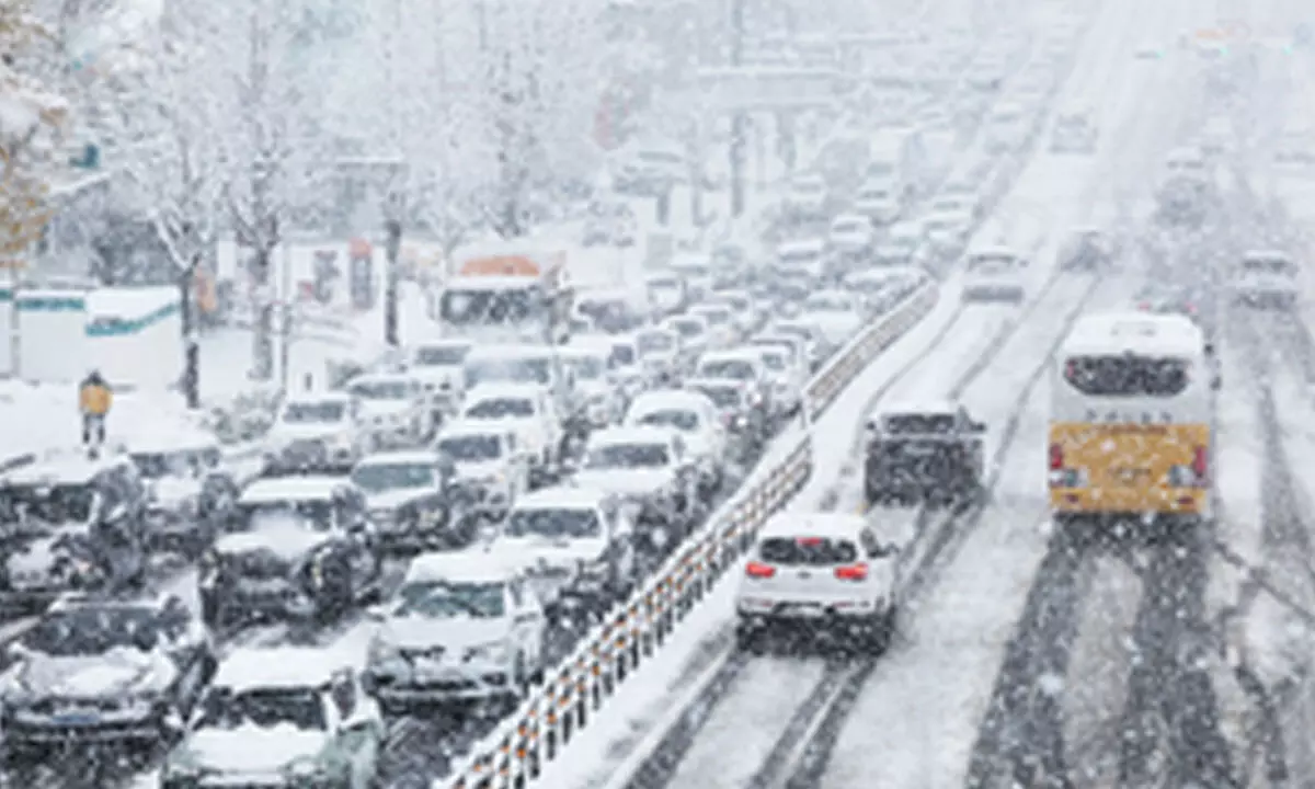 Seoul hit by heaviest snowfall in over 100 years causing injuries, traffic chaos