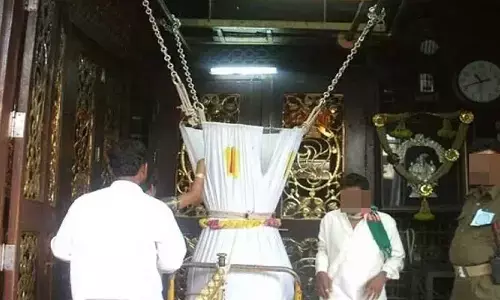 Theft in Tirumala temple’s hundi caught on camera