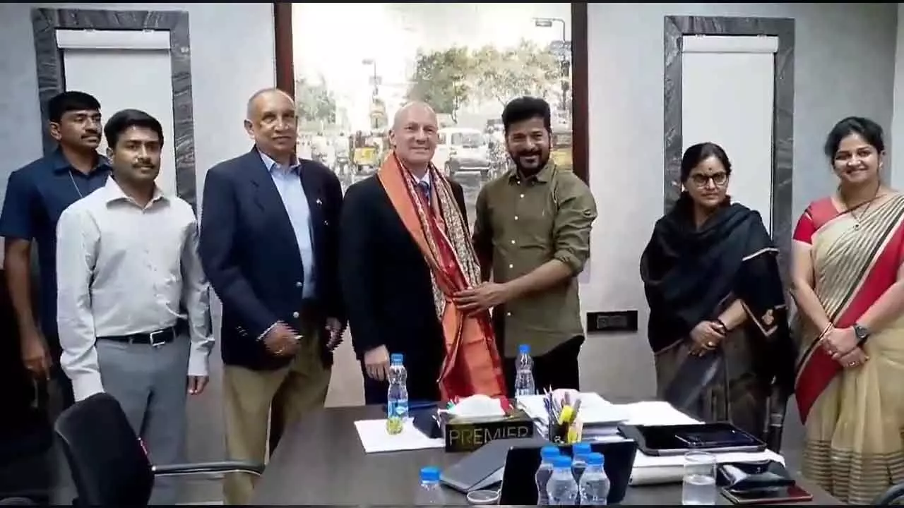 Israeli Ambassador Meets Telangana Chief Minister Revanth Reddy