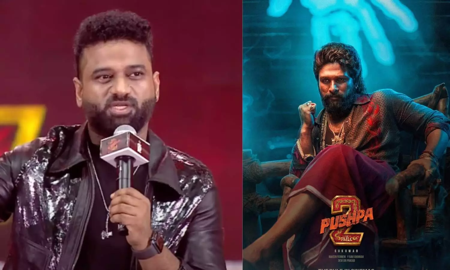 Allu Arjun’s Special Tribute to Devi Sri Prasad at Pushpa 2 Event!