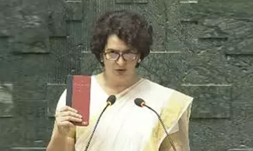 I am very happy today, Priyanka Gandhi takes oath as Lok Sabha MP