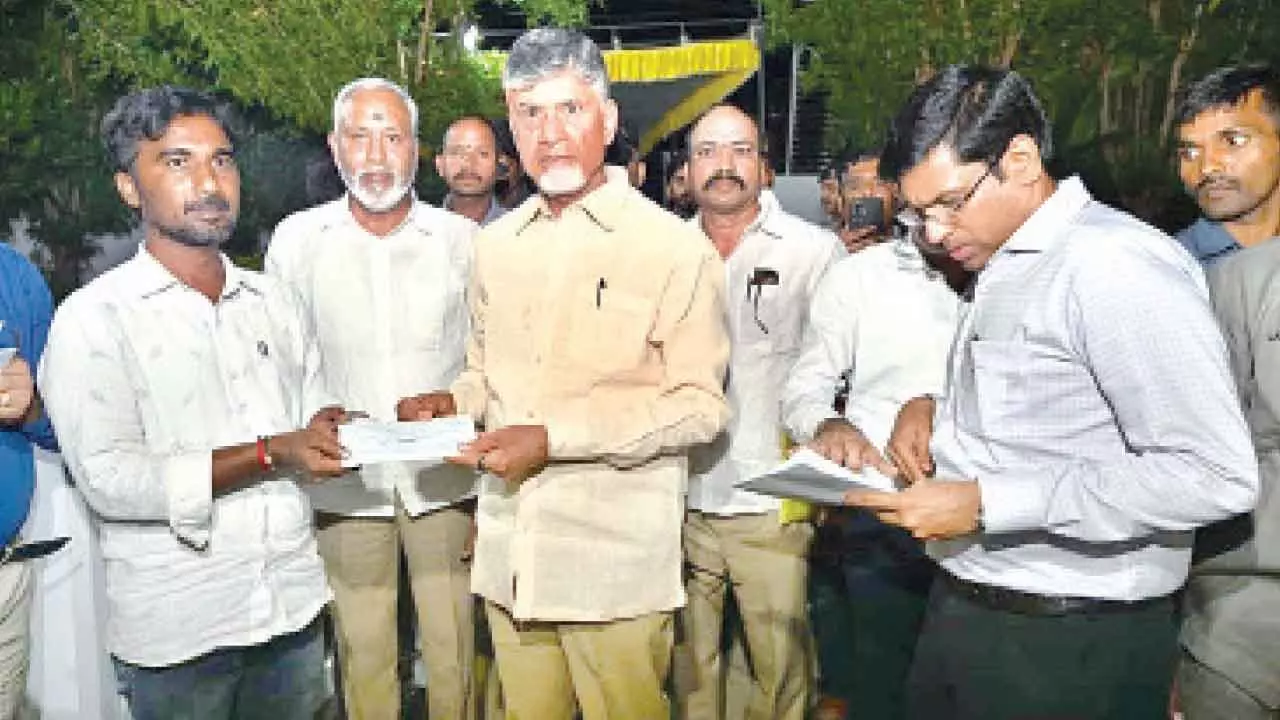 CM Naidu extends aid to families in need through CMRF