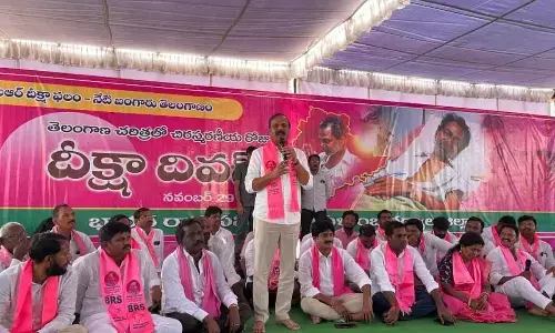 Jogulamba Gadwal Celebrates Dheeksha Day: Honoring KCR’s Historic Sacrifice for Telangana.