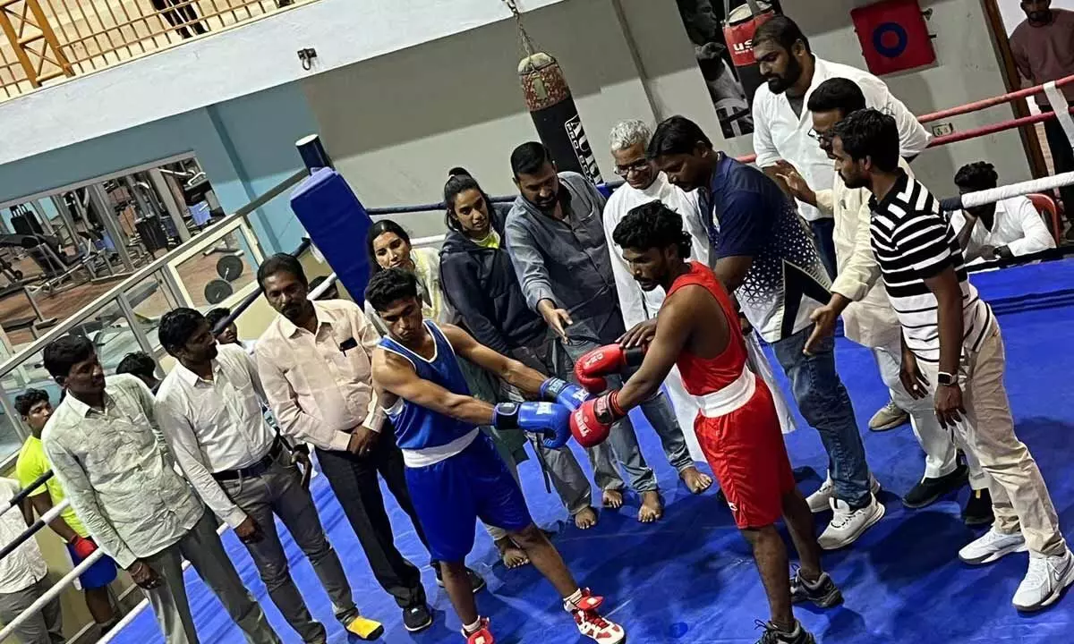 ALC hosts Krishna varsity intercollegiate boxing tourney