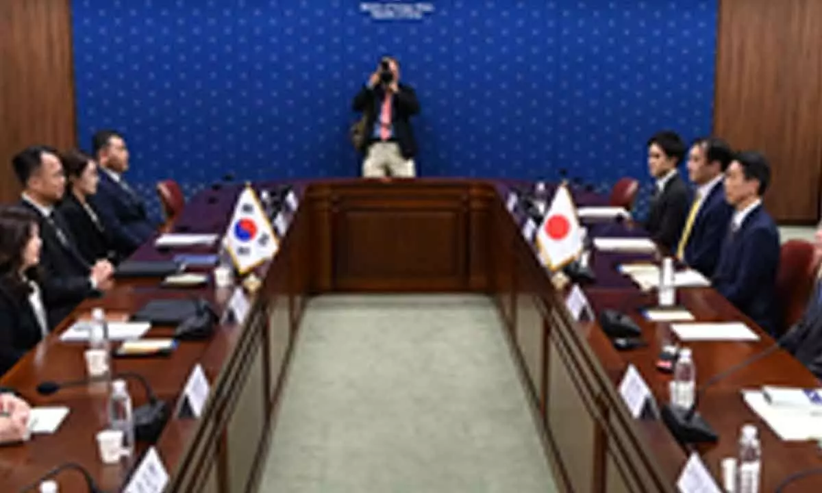 South Korea, Japan reaffirm security cooperation amid Sado mine row