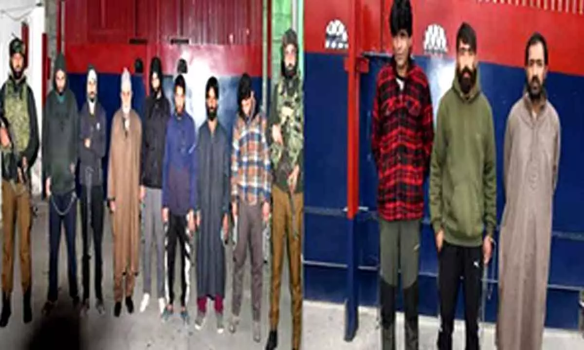 10 drug peddlers arrested in J&K’s Srinagar