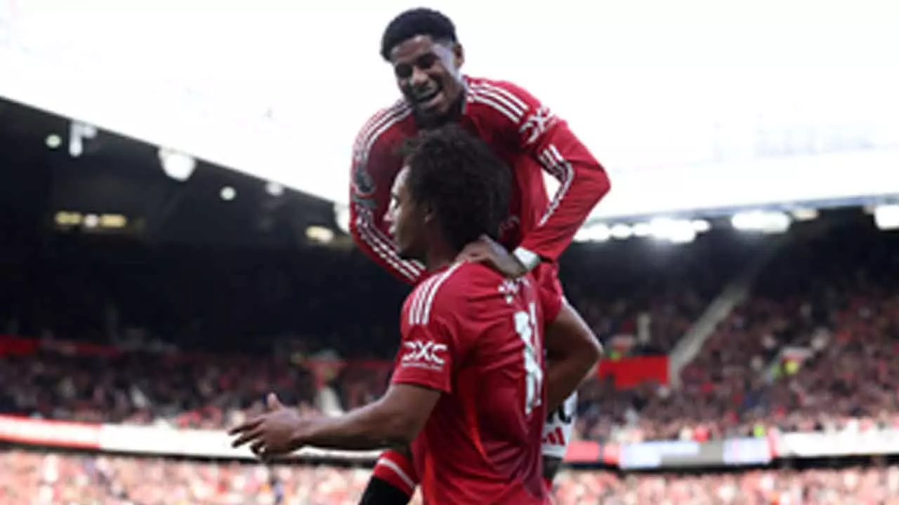 PL: Rashford, Zirkzee brace earns Amorim first league win at Old Trafford