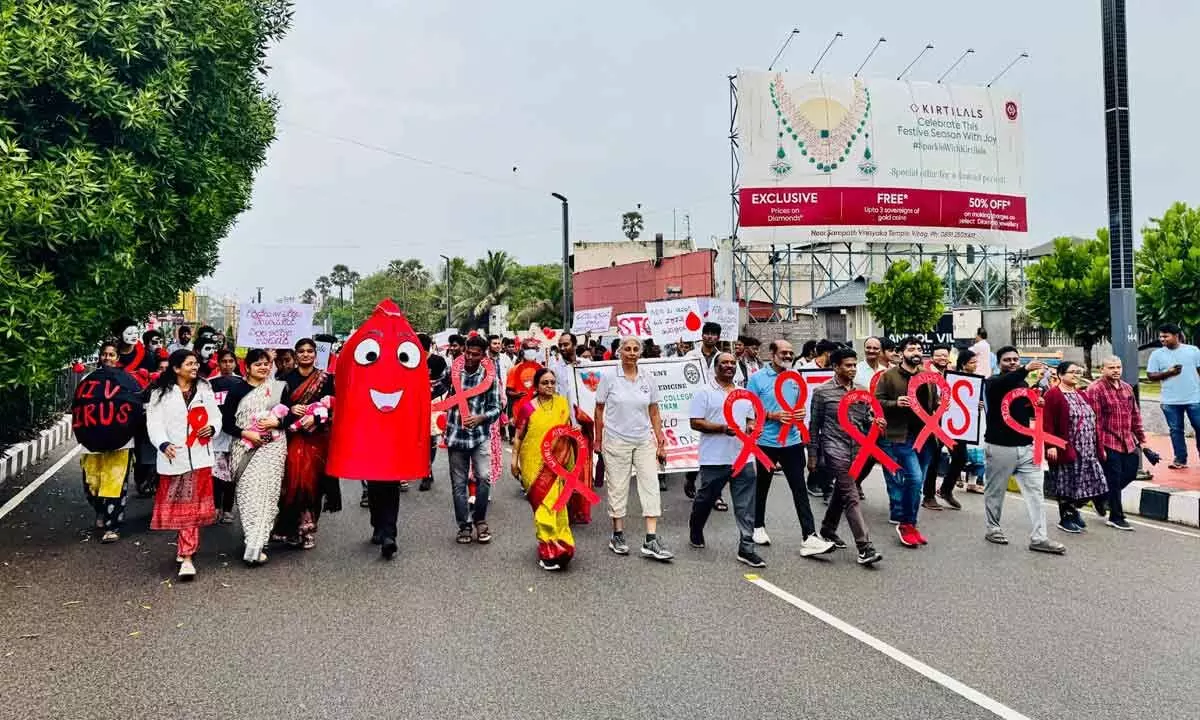 Andhra Medical College organising a massive awareness programme on HIV-AIDS in Visakhapatnam on Sunday