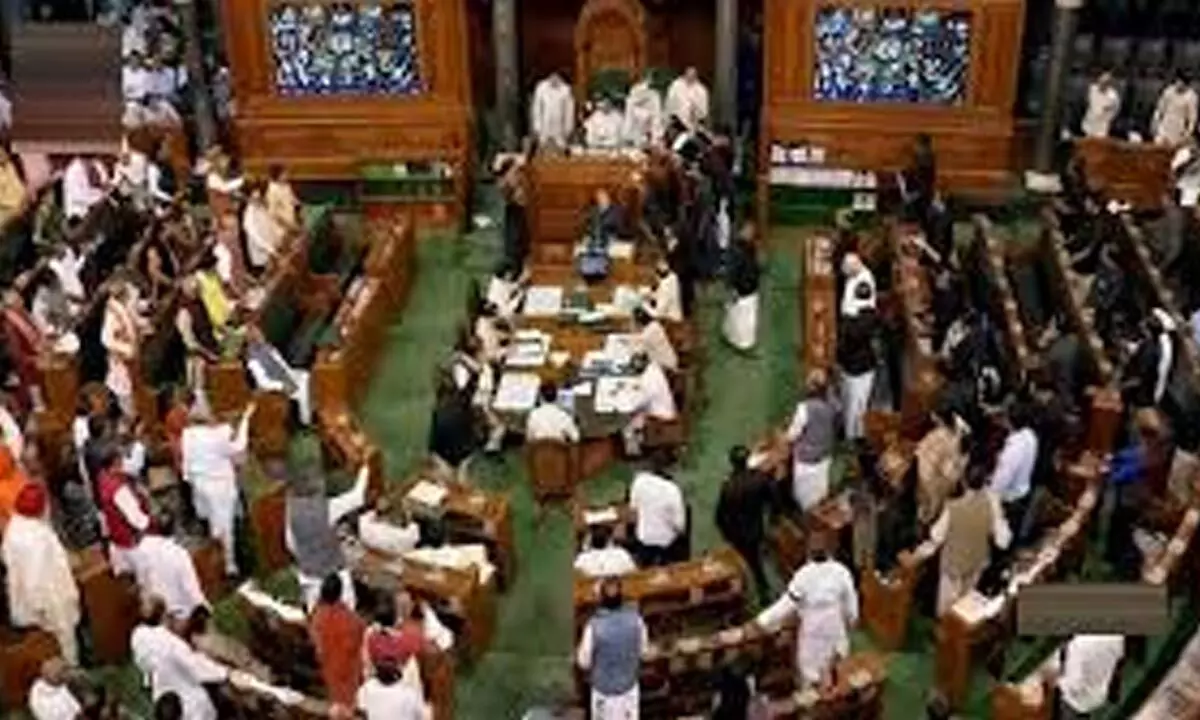 Lok Sabha Adjourned for the Day Amidst opposition protest