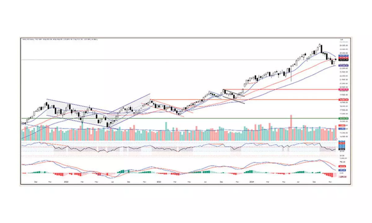 Nifty forms a higher low on weekly chart