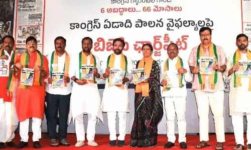 BJP releases chargesheet of ‘6 lies, 66 frauds’ of Congress