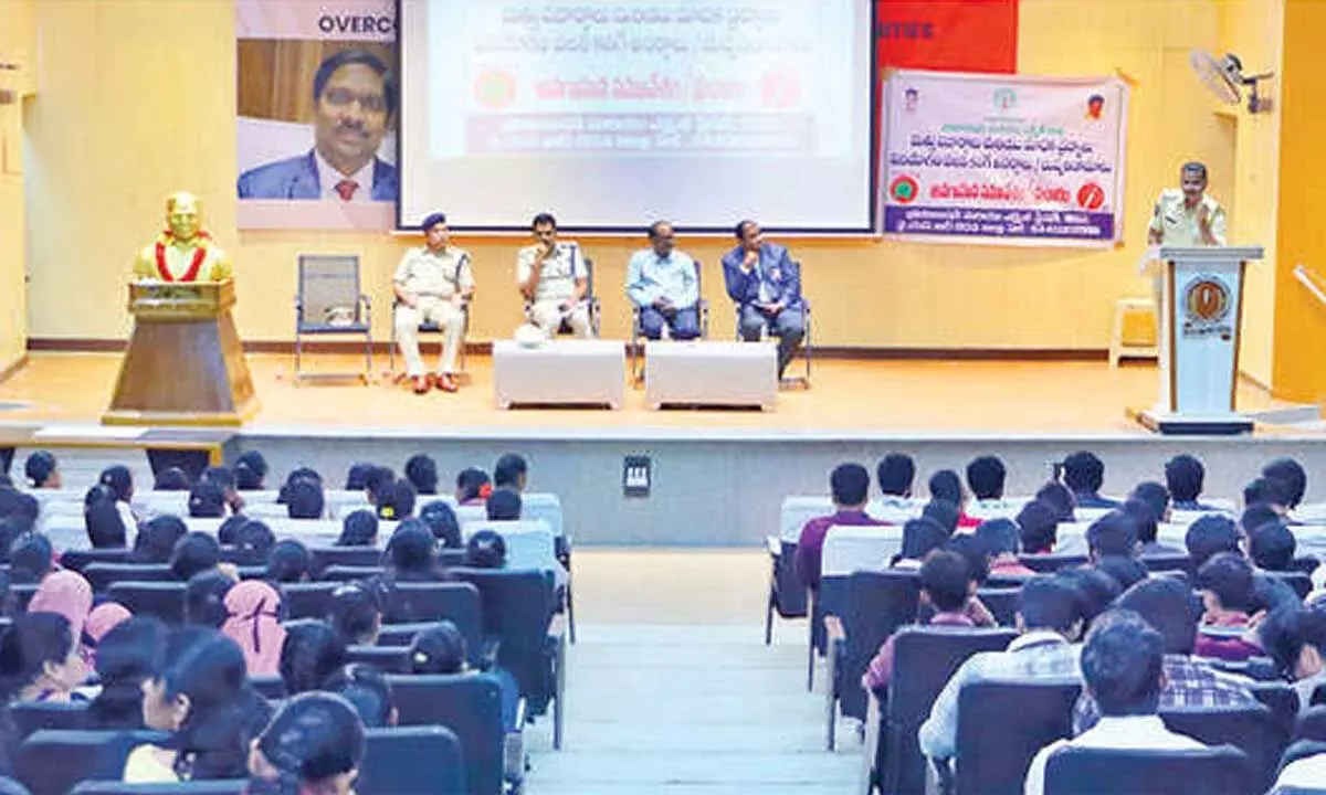 Awareness programme on drug abuse held at KSRM Engg College