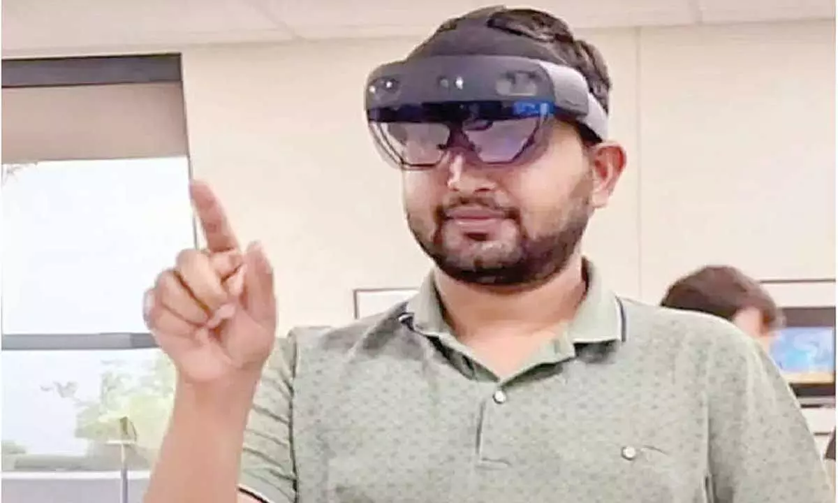 Man from UP village creates ‘AI eye-glasses’ for visually impaired