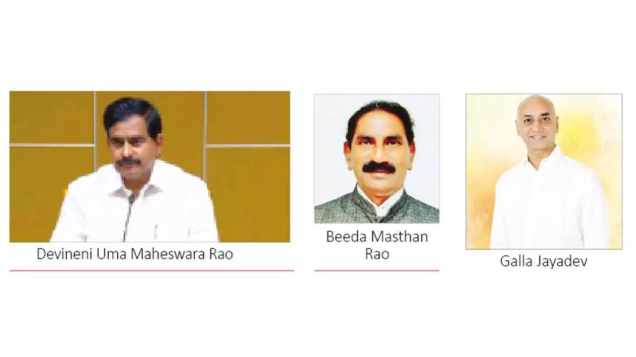 Jayadev, Masthan Rao, Uma in race for RS seats