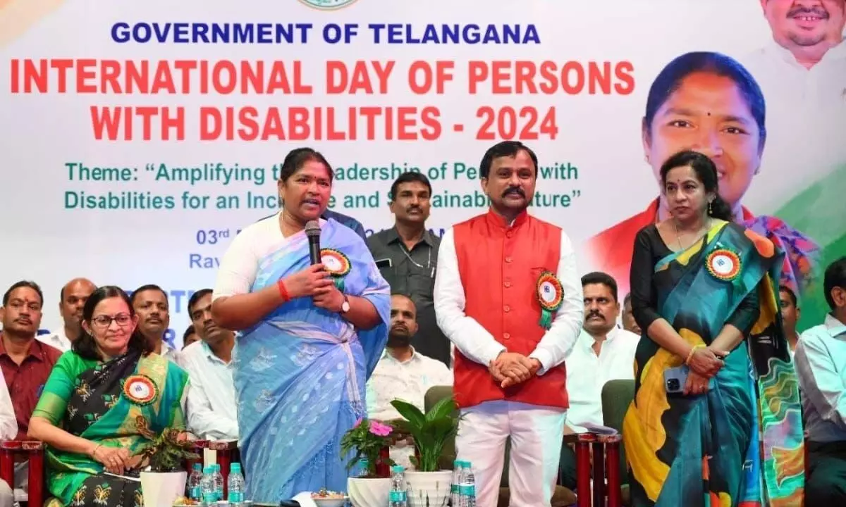 Pensions for disabled to be hiked: Seethakka