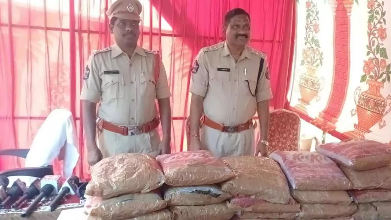 Visakhapatnam: Police seizes 40 kg ganja