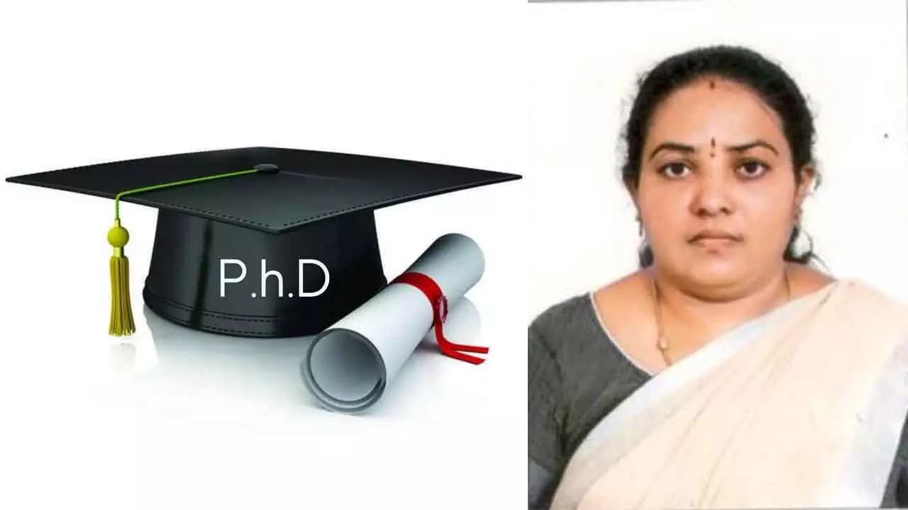 Annamacharya University professor awarded with PhD