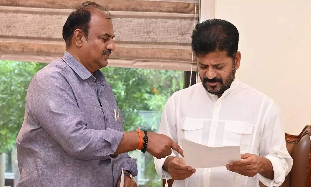 Gadwal MLA Bandla Krishnamohan Reddy Appeals to CM Revanth Reddy for Resolving Key Constituency Issues