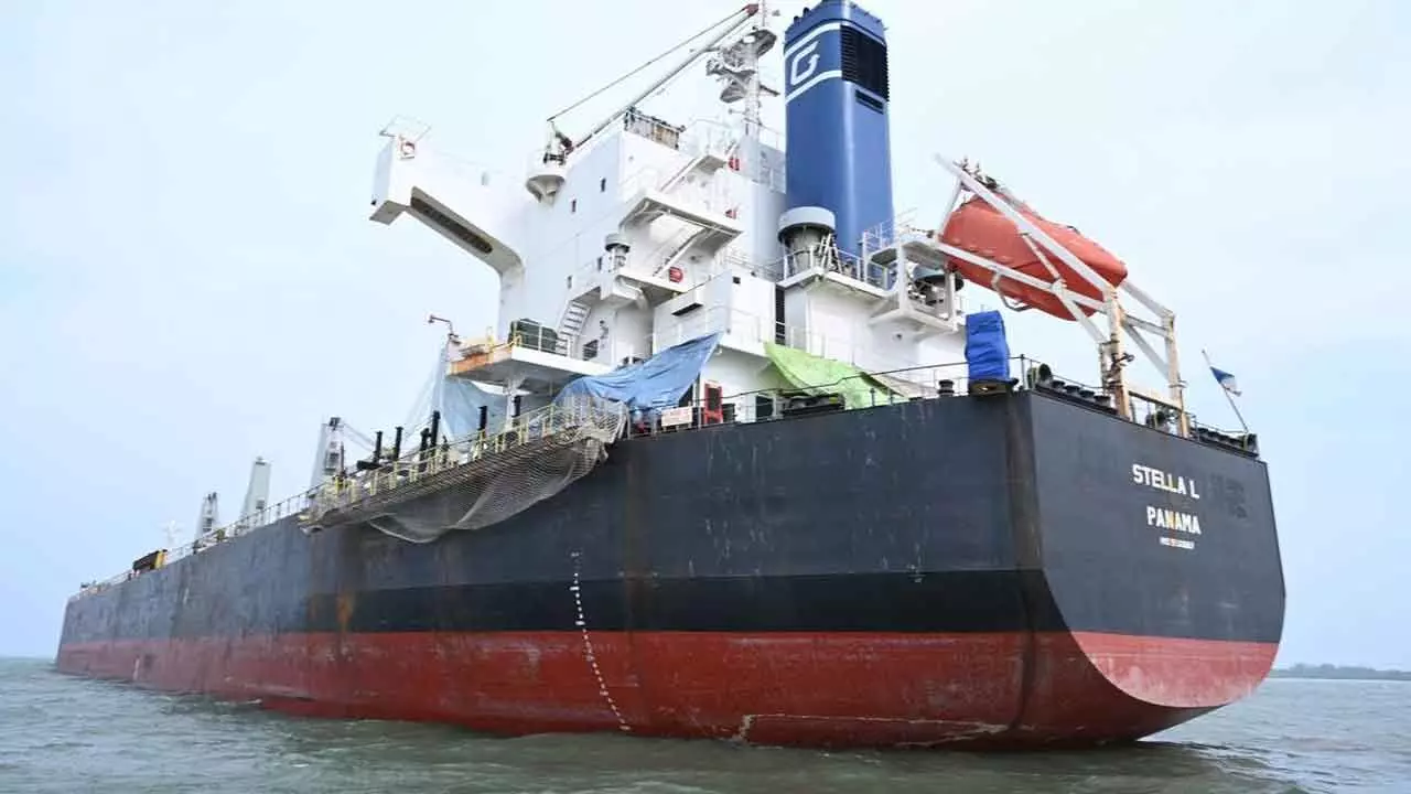 Officials to inspect Stella ship in Kakinada port