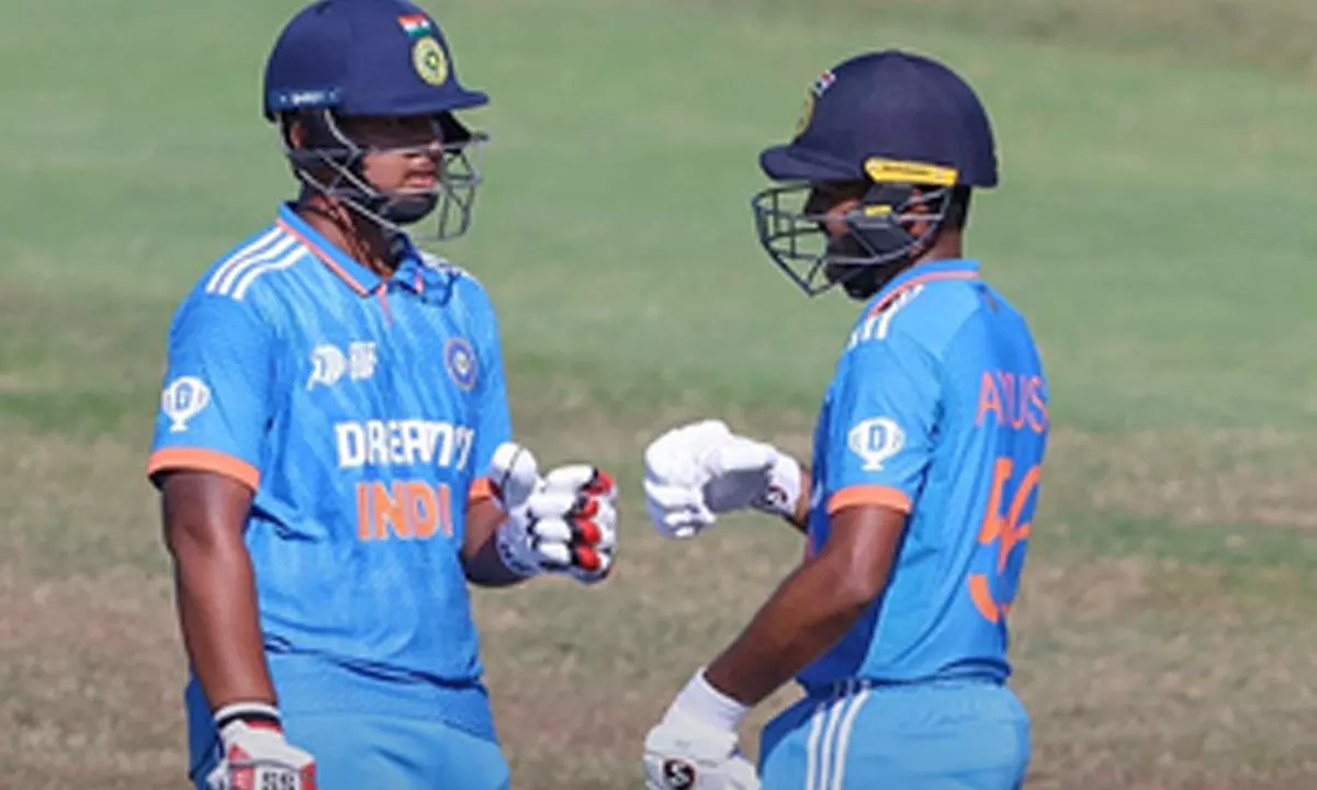 Under-19 Asia Cup: 13-year-old Vaibhav Suryavanshis 76 not out guide India to semis