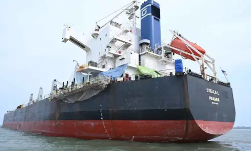 Officials to inspect Stella ship in Kakinada port