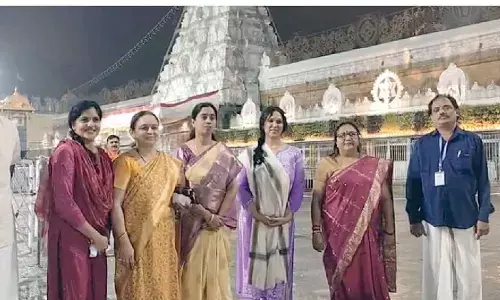 ISRO scientists worship Lord Balaji ahead of PSLV C-59 launch