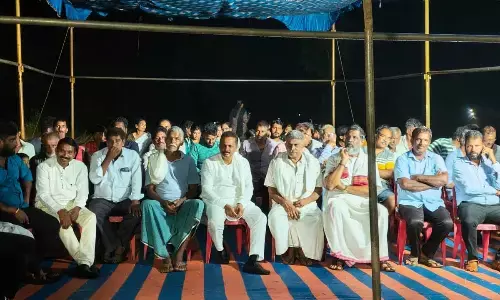 Villagers Protest Against Powerline Project in Karkala Taluk