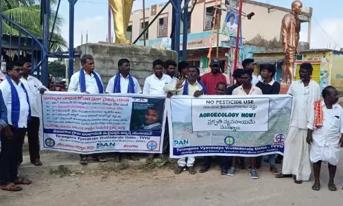 Dr. B.R. Ambedkar’s 68th Death Anniversary: Call for Labor Rights and Sustainable Farming in Macharla Village