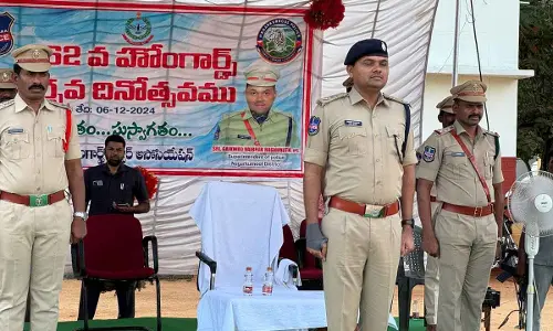 62nd Home Guard Raising Day Celebrated Grandly at Nagarkurnool District Headquarters