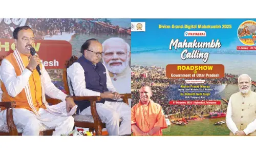 UP govt rolls out roadshow on Maha Kumbh ’25 in Hyd’bad