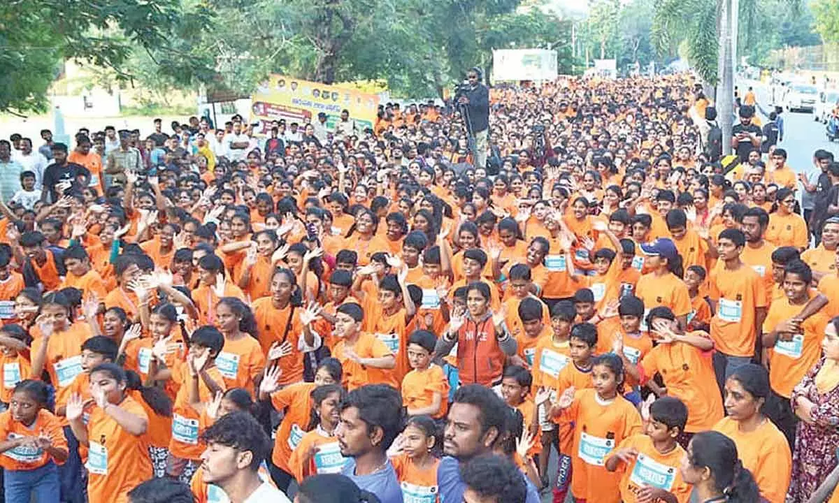 ‘Vee Run for Tirupati’ ignites fitness, anti-drug awareness