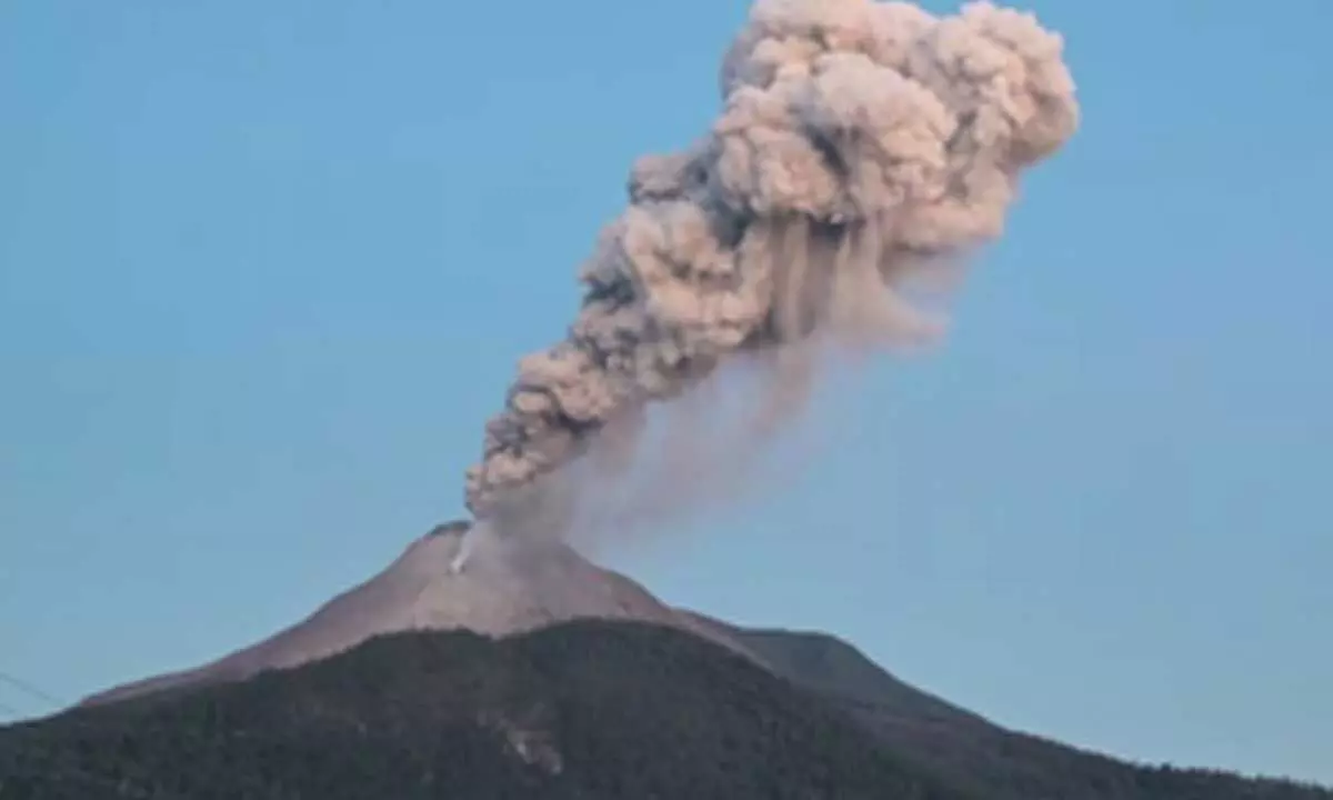 Kanlaon volcano in Philippines erupts, spews plume of ash and gas