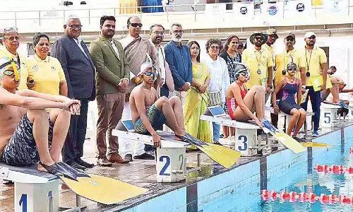 All India swimming competition underway