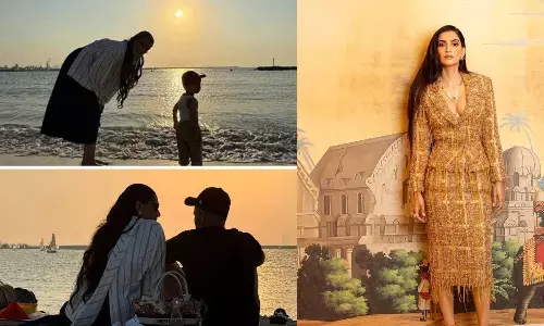 Sonam Kapoor shares heartwarming family moments by the sea