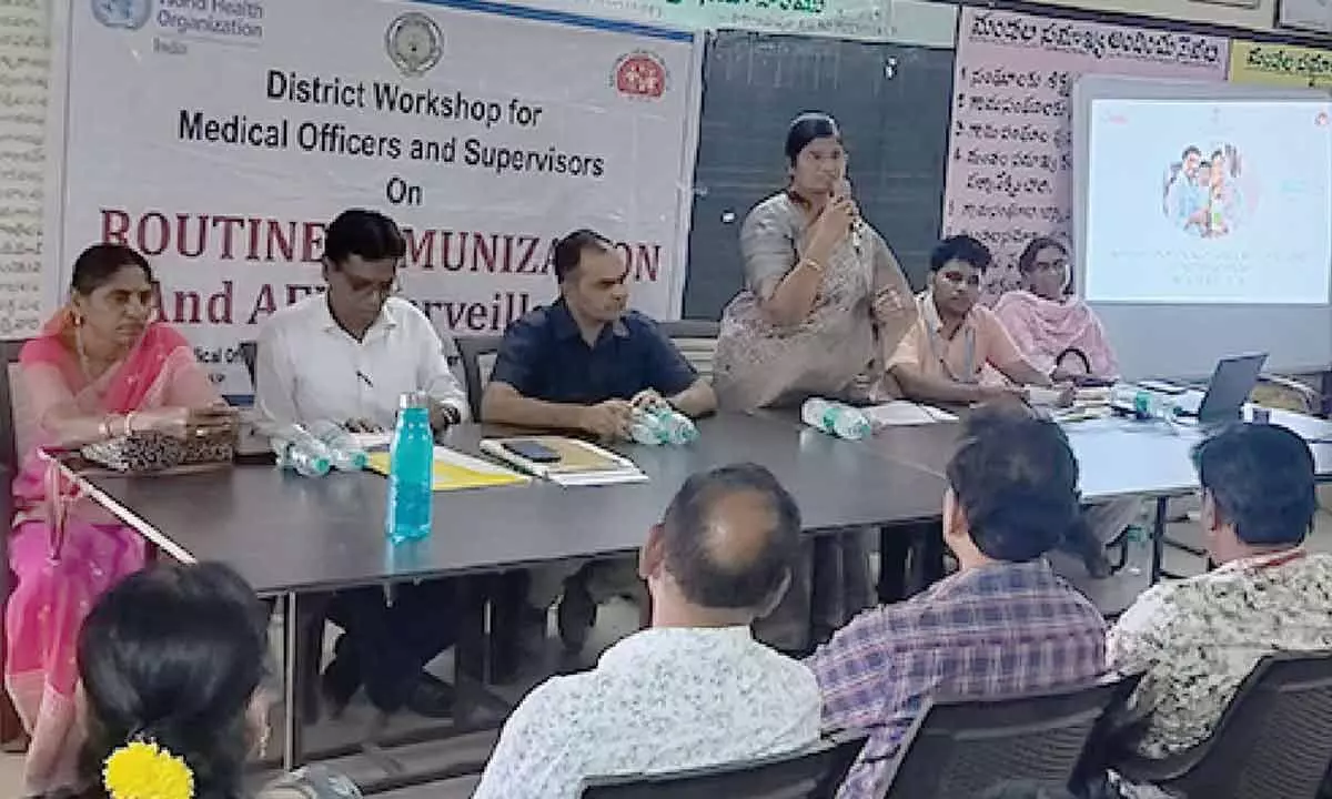 Workshop on immunisation held Workshop on immunisation held
