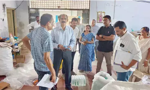 Vigilance sleuths inspect water plant