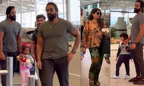 Manchu Vishnu Arrives in Hyderabad from Dubai Amid Family Controversy