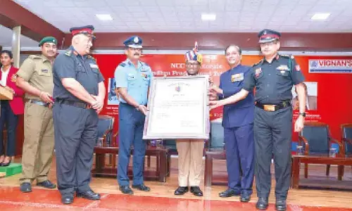 Vignan’s V-C gets honorary Colonel rank